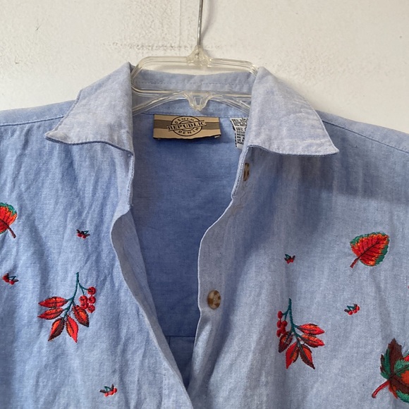 Denim Republic embroidered denim shirt - Picture 2 of 8